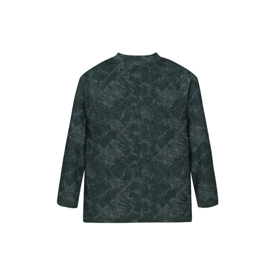 Traje de Baño Niño Polera UV50  M/Larga  H2O Wear Verde