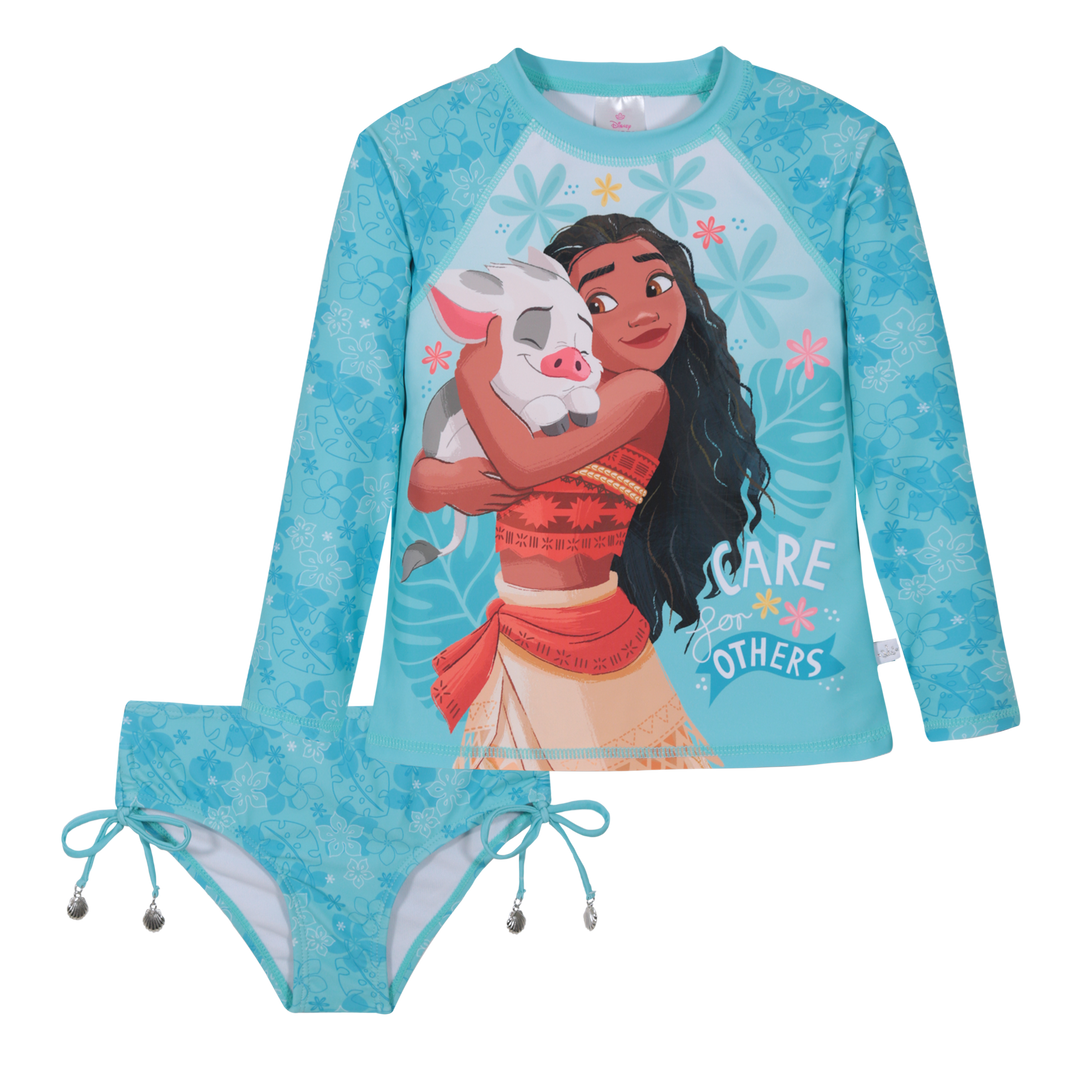 Traje de baño Niña Set UV50 M/Larga Princesas Disney