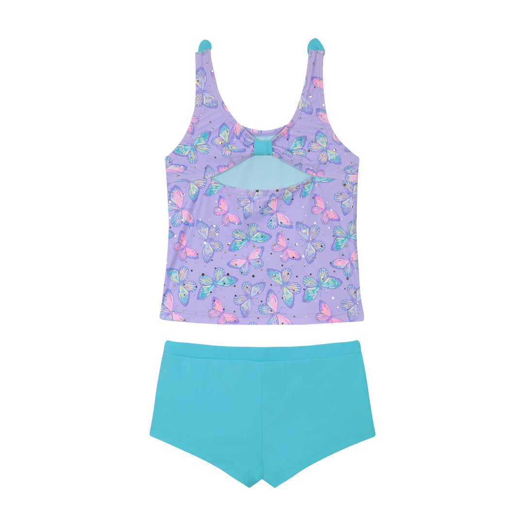 Traje de Baño Niña Tankini UV50 H2o Wear Lila