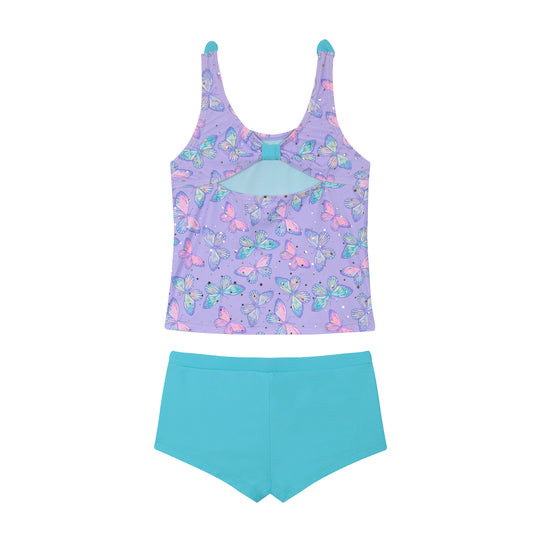 Traje de Baño Niña Tankini UV50 H2o Wear Lila