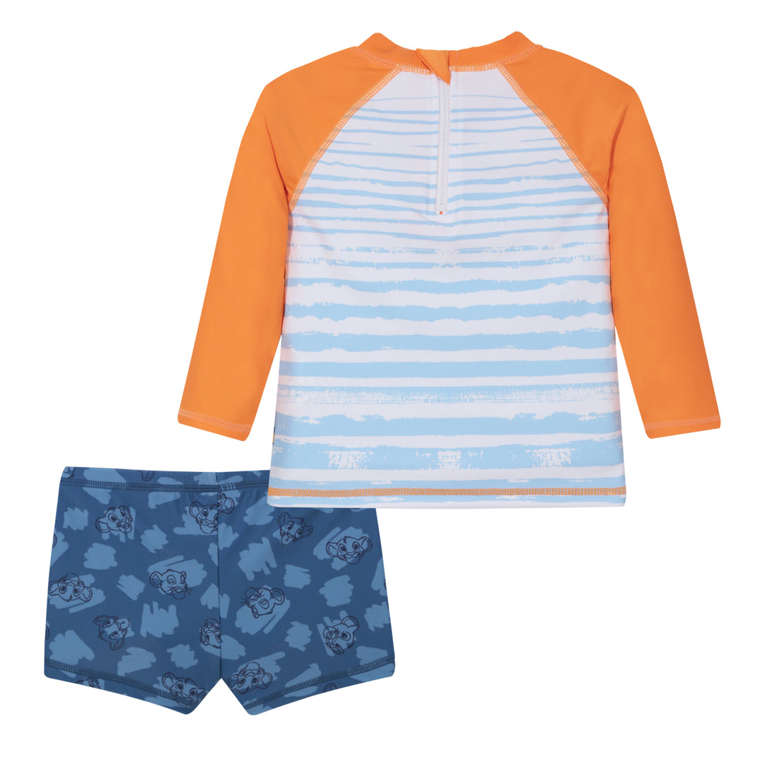 Traje de Baño Bebe Niño Set UV50 M/Larga  Rey Leon Disney