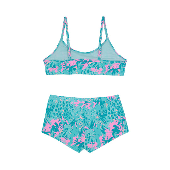 Traje de Baño Niña Teens Bikini UV50 Hot Pant H2O Wear