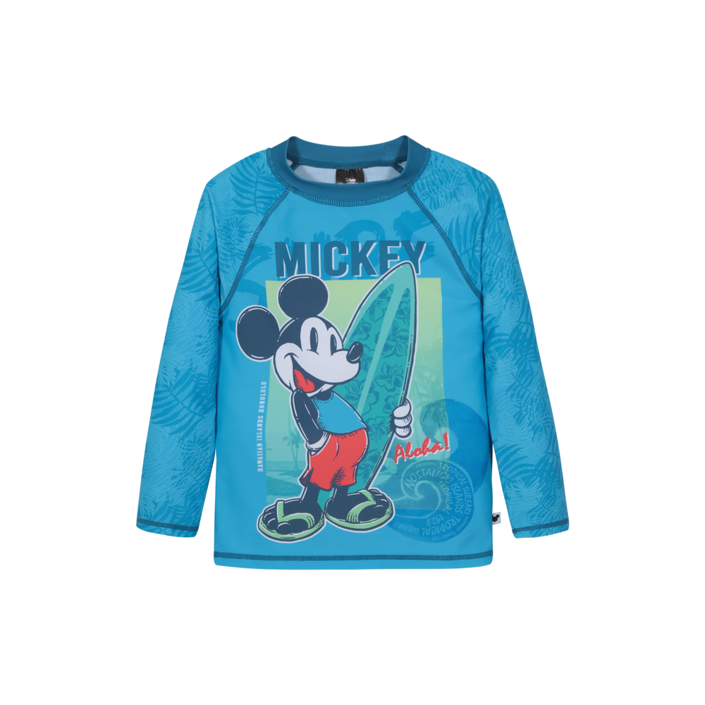 Traje de Baño Niño Polera UV50 M/Larga Mickey Dsiney