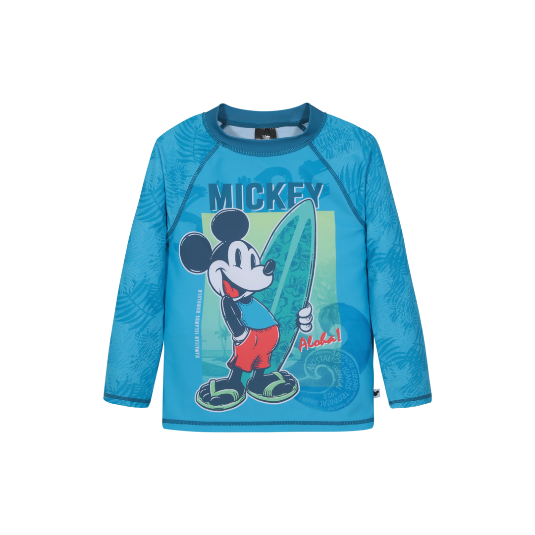 Traje de Baño Niño Polera UV50 M/Larga Mickey Dsiney