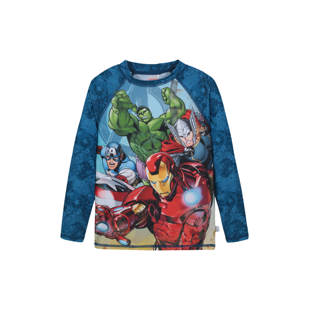 Traje de Baño Niño Polera UV50 M/Larga Avengers Disney