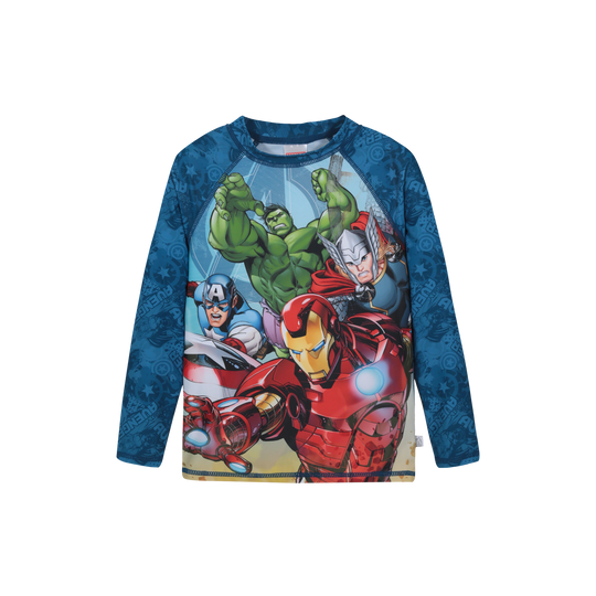 Traje de Baño Niño Polera UV50 M/Larga Avengers Disney