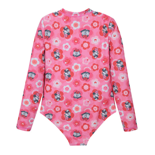 Traje de Baño Niña Entero UV50 M/Larga Minnie Disney