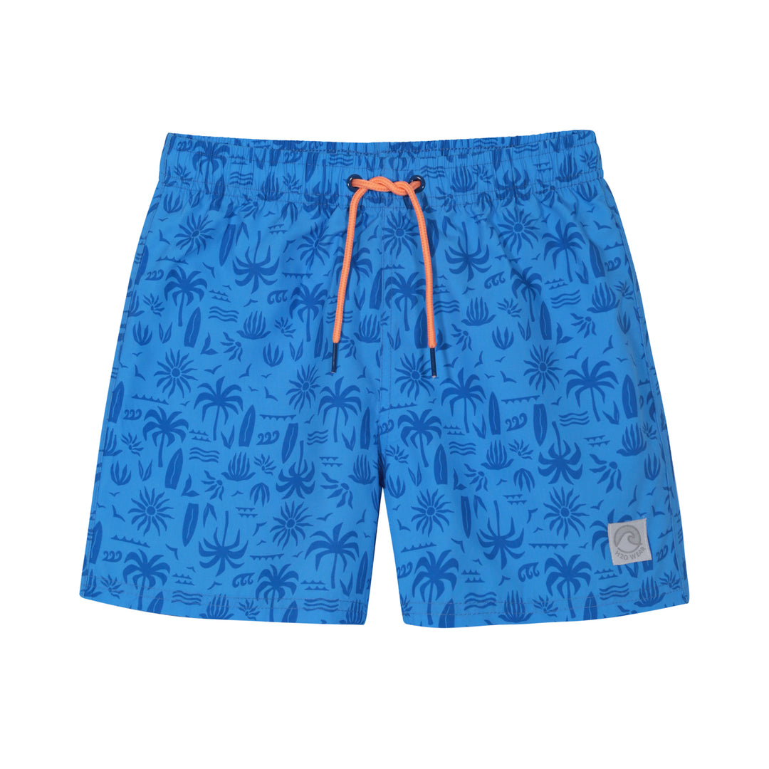 Traje de Baño Niño Short Estampado H2O Wear Azulino