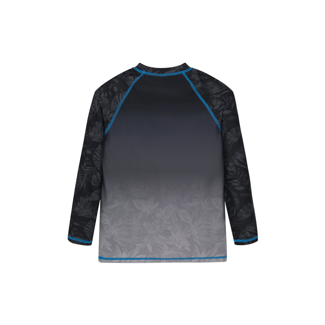 Traje de Baño Niño Polera UV50 M/Larga  H2O Wear Negro