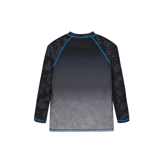 Traje de Baño Niño Polera UV50 M/Larga  H2O Wear Negro