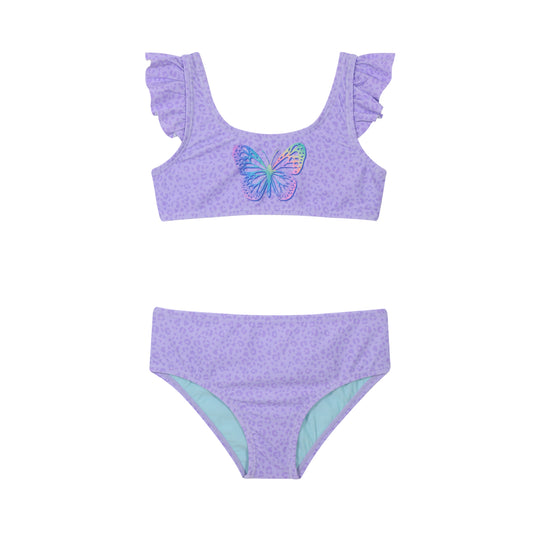Traje de Baño Niña Bikini Vuelos UV50 H2O Wear Lila