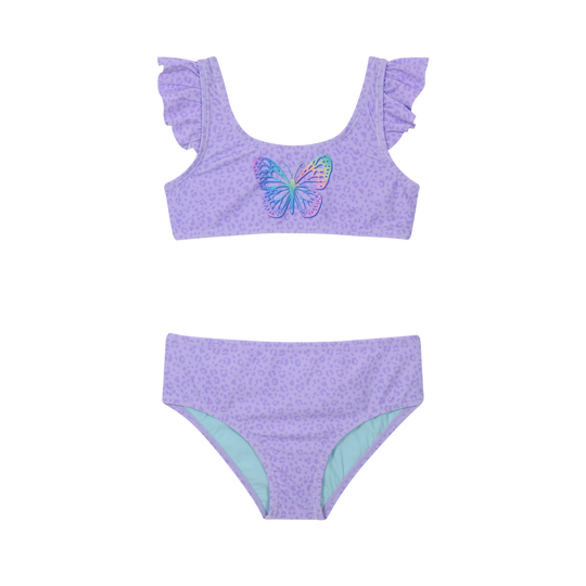 Traje de Baño Niña Bikini Vuelos UV50 H2O Wear Lila