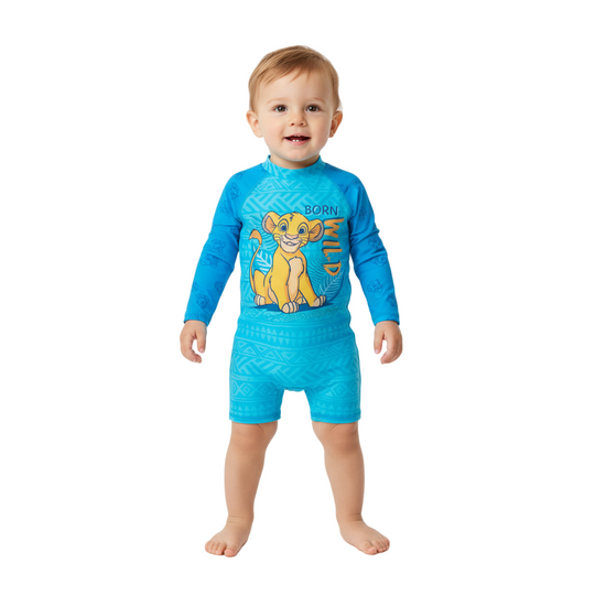 Traje de Baño Bebe Niño Body UV50 M/Larga  Rey Leon Disney