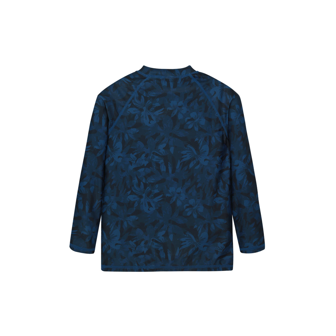 Traje de Baño Niño Polera UV50 M/Larga  H2O Wear Azul