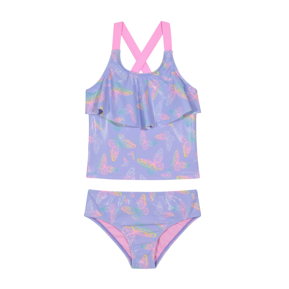 Traje de Baño Niña Tankini Vuelo UV50 H2O Wear Lila
