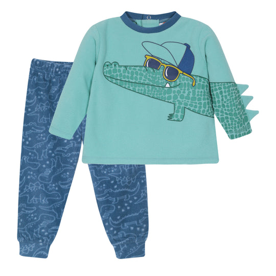 Bebe Pijama Cocodrilo 2Pz H2O Wear Verde Polar
