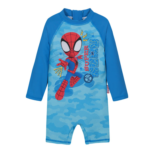 Traje de Baño Bebe Niño Body UV50 M/Larga Spidey Disney