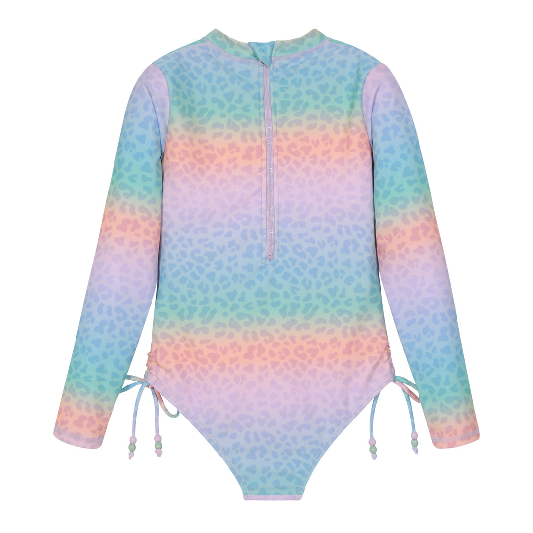Traje de Baño Niña M/Larga Cut Out UV50 H2O Wear Multicolor