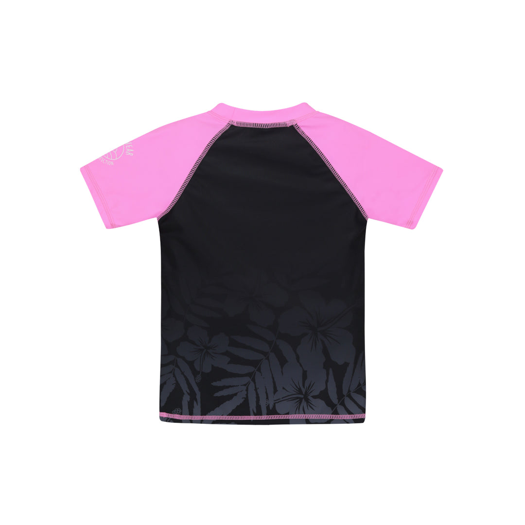 Niña Polera UV50 M/Corta H2O Wear Fucsia