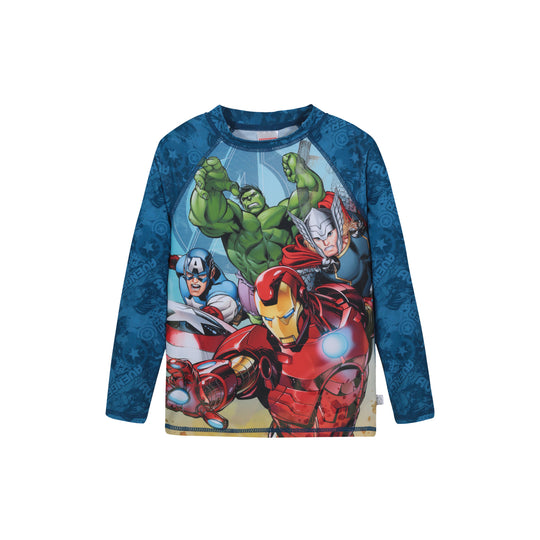 Traje de Baño Niño Polera UV50 M/Larga Avengers Disney