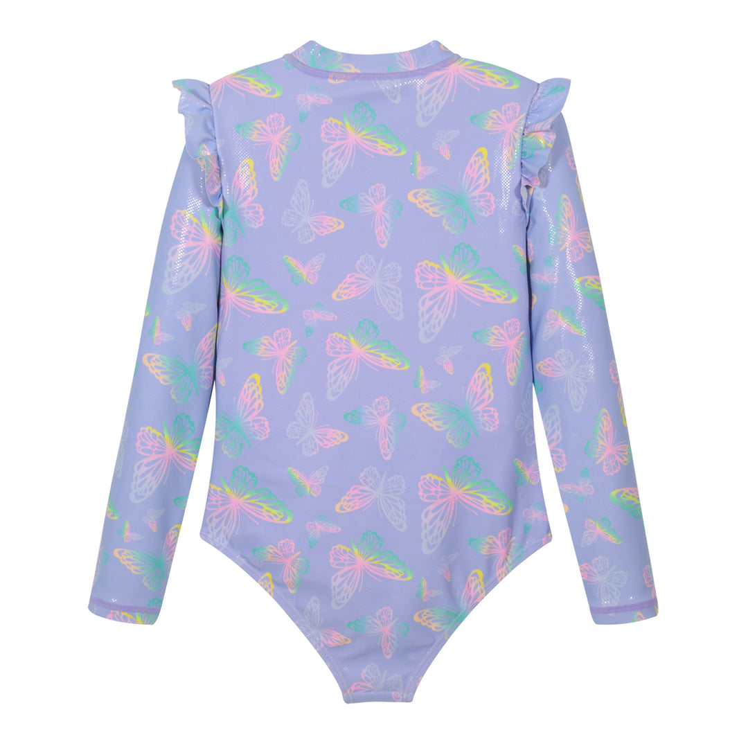 Traje de Baño Niña UV50 M/Larga H2O Wear Lila