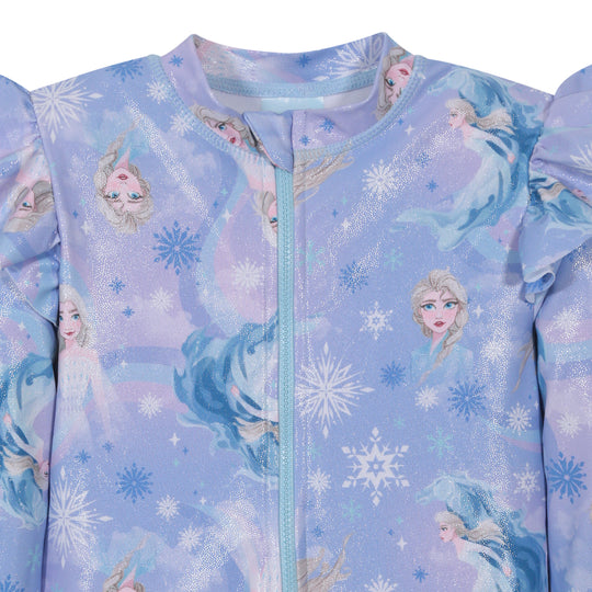 Traje de Baño Niña Entero UV50 M/Larga Frozen Disney