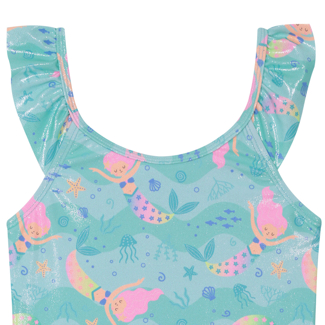 Traje de Baño Niña Tankini UV50 H2O Wear Turquesa