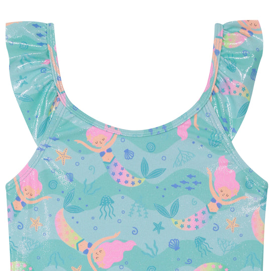 Traje de Baño Niña Tankini UV50 H2O Wear Turquesa