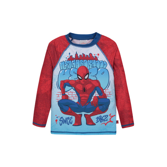 Traje de Baño Niño Poleta UV50 M/Larga Spiderman Disney