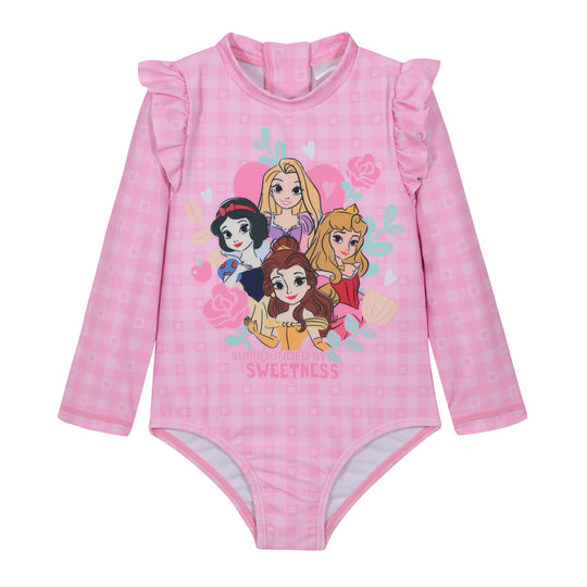 Traje de Baño Bebe Niña Entero UV50 M/Larga Disney Princesas