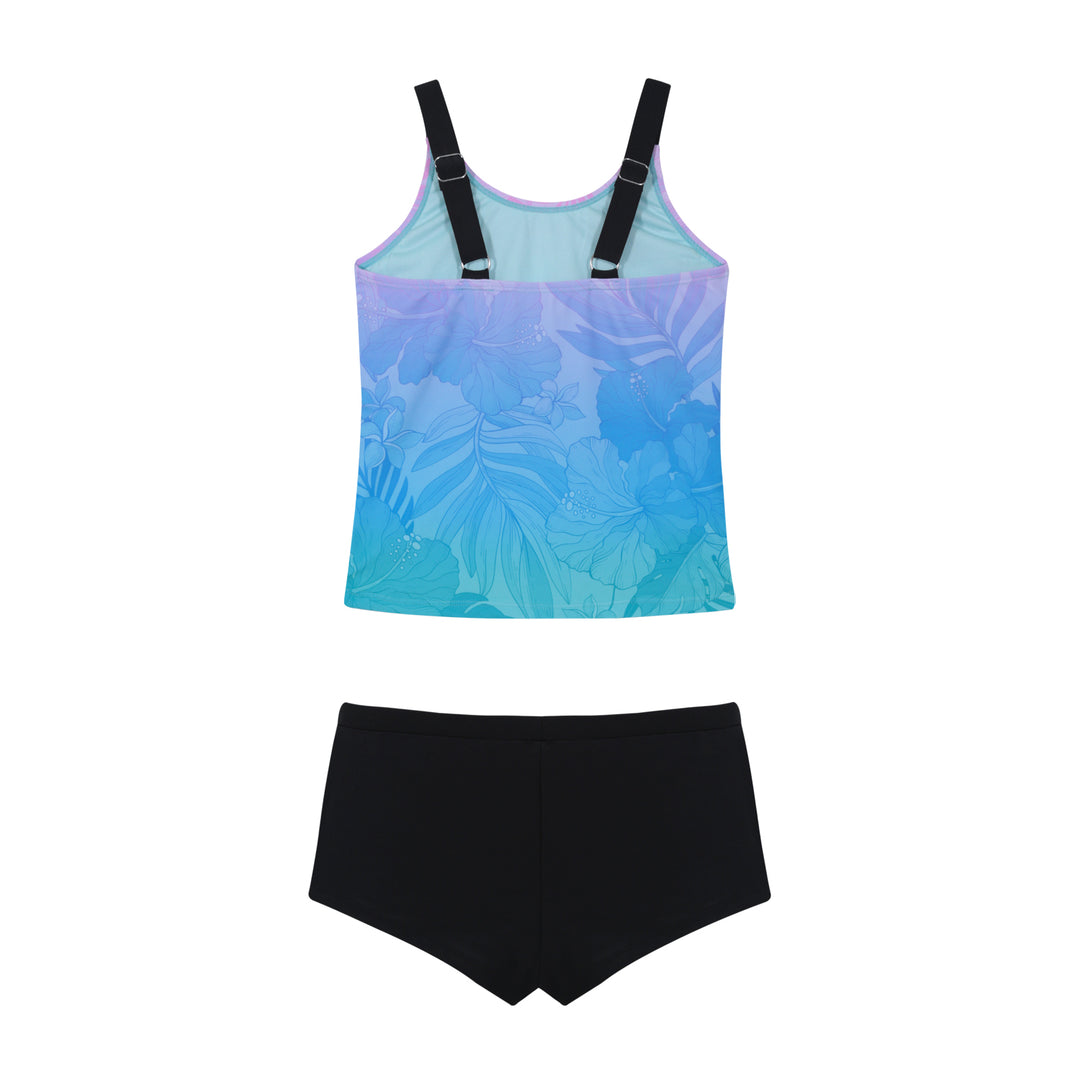 Traje de Baño Niña Teens Tankini UV50 H2O Wear Negro