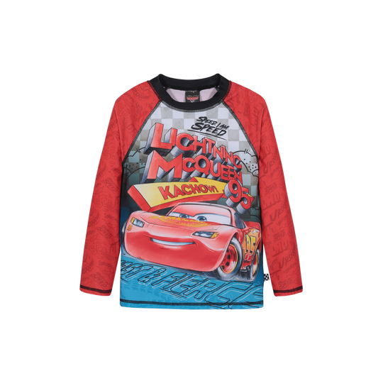 Traje de Baño Niño Polera UV50 M/Larga Cars Disney