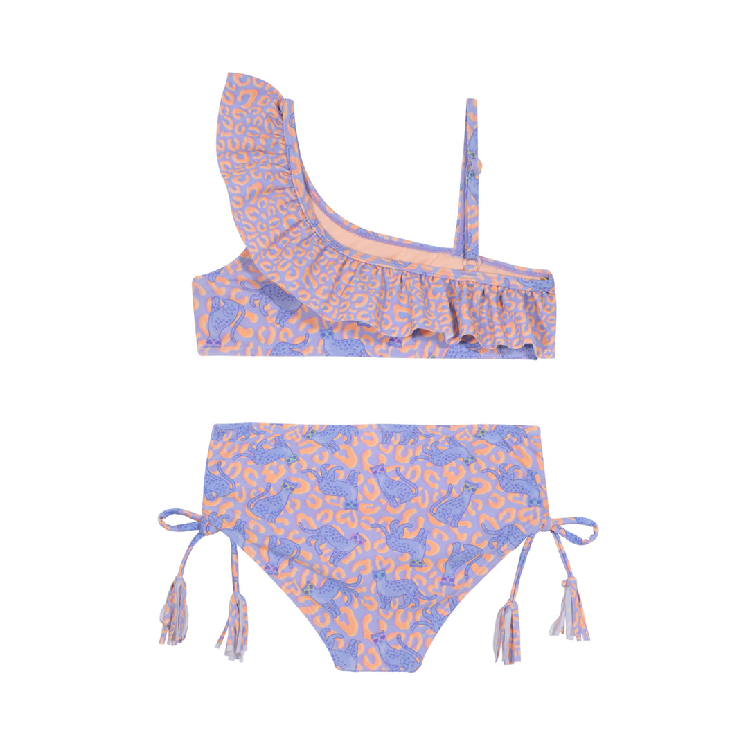 Traje de Baño Niña Bikini 1 Hombro UV50 H2O Wear Lila