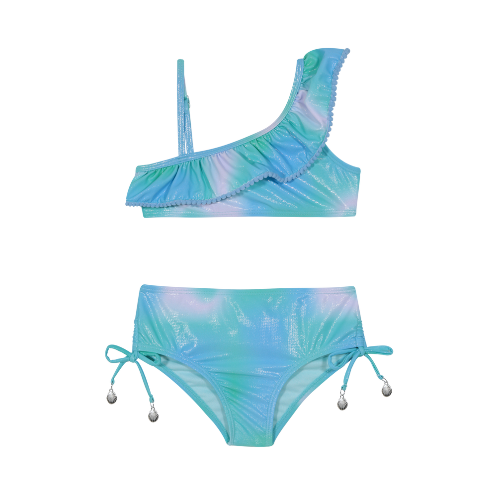 Traje de Baño Niña Bikini 1 Hombro UV50 H2O Wear Calipso