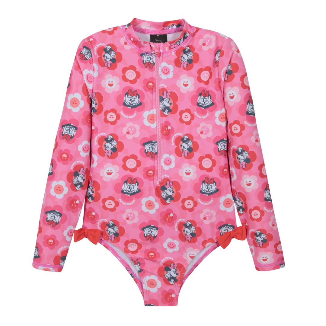 Traje de Baño Niña Entero UV50 M/Larga Minnie Disney