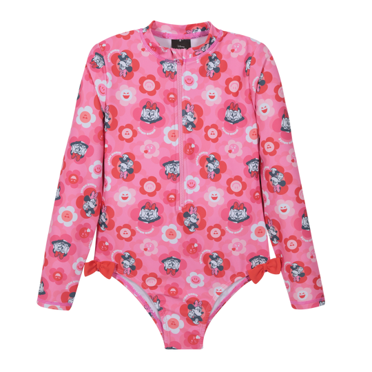 Traje de Baño Niña Entero UV50 M/Larga Minnie Disney