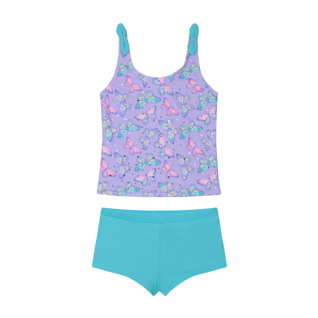 Traje de Baño Niña Tankini UV50 H2o Wear Lila