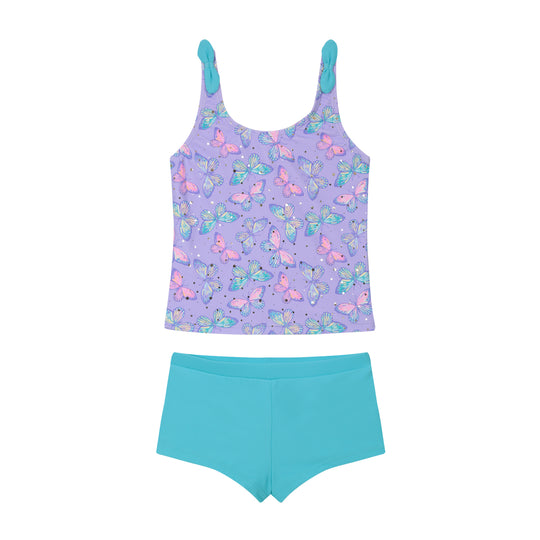 Traje de Baño Niña Tankini UV50 H2o Wear Lila