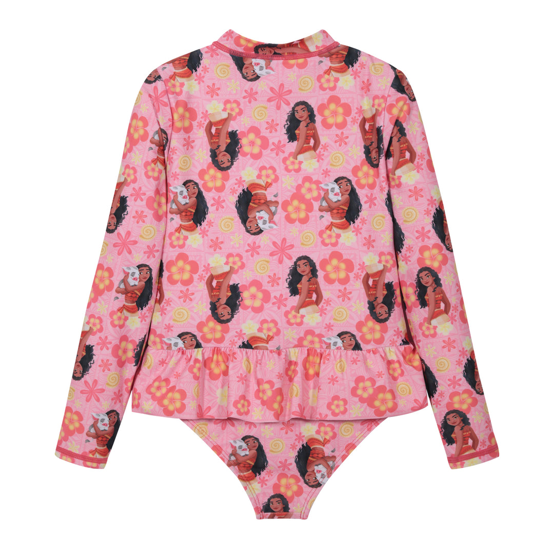 Traje de Baño Niña Entero UV50 M/Larga Princesas Disney