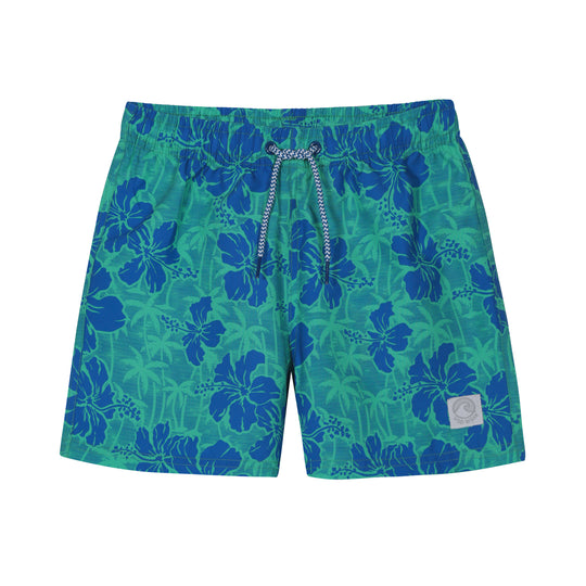 Traje de Baño Niño Short Estampado H2O Wear Verde