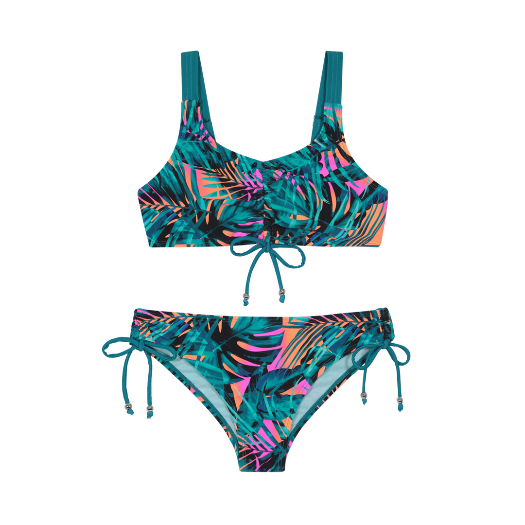 Traje de Baño Niña Teens Bikini  UV50 AOP H2O Wear Negro