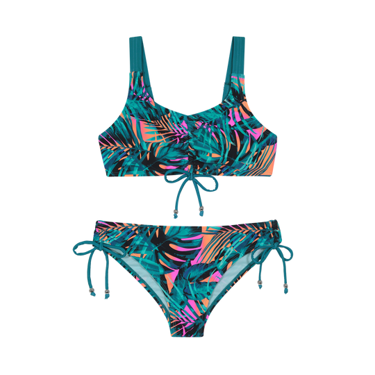 Traje de Baño Niña Teens Bikini  UV50 AOP H2O Wear Negro