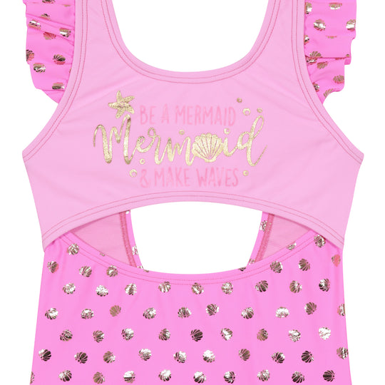 Traje de de Baño Niña UV50  H2O Wear Rosado