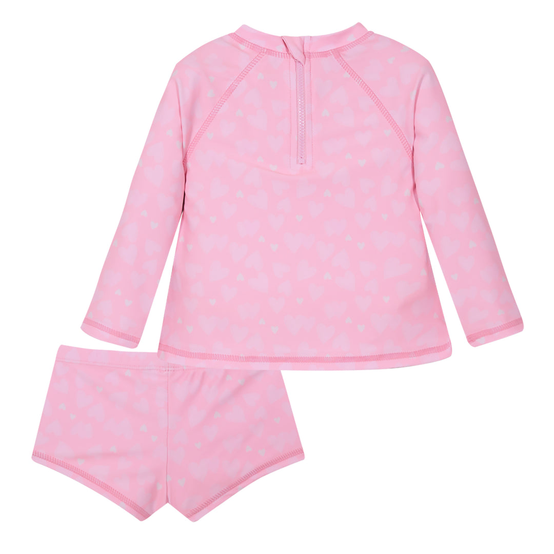 Traje de Baño Bebe Niña Set UV50 M/Larga Disney Princesas