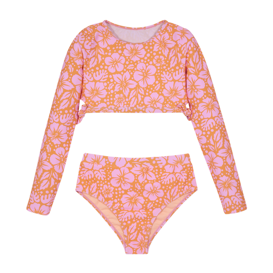 Traje de Baño Niña  Teens Tankini UV50 Crop Top  H2O Wear