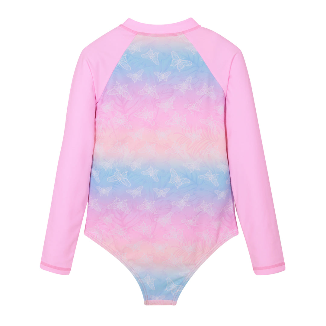 Traje de Baño Niña M/Larga UV50 H2O Wear Rosado