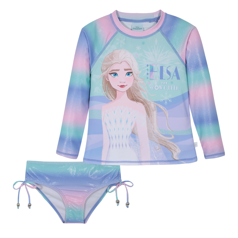 Traje de Baño Niña Set UV50 M/Larga Frozen Disney