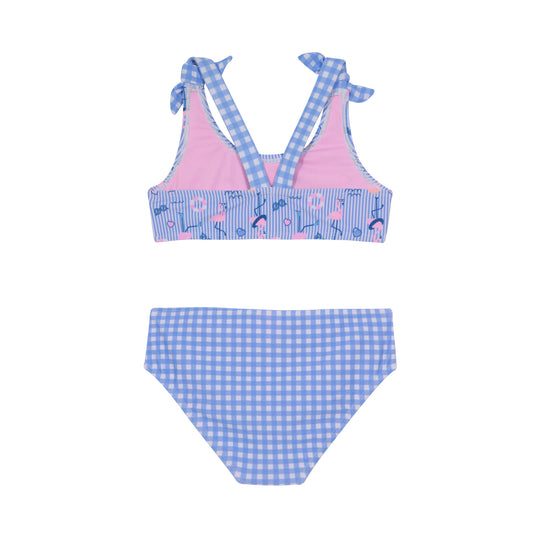 Traje de Baño Niña Bikini Ribbons UV50 H2O Wear Celeste