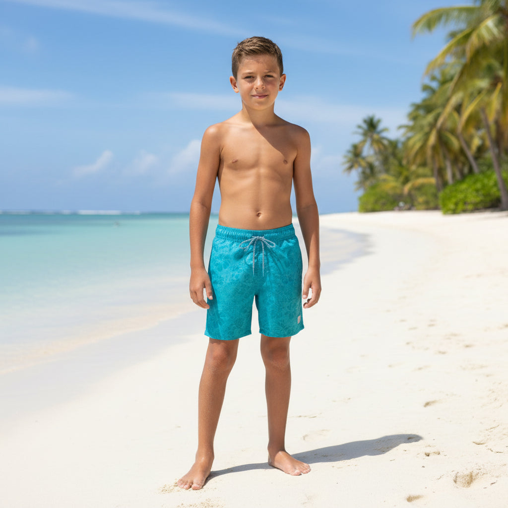 Traje de Baño Niño Teens Short H2O Wear Verde