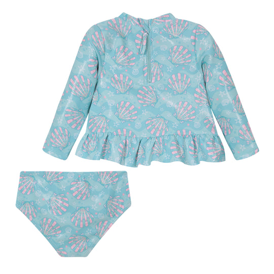 Traje de Baño bebe Niña Set UV50 M/Larga H2O Wear Calipso